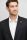 Black digel drop six modern fit jacket wool reda super 110's