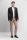 Black digel jacket drop four wool reda super 110's