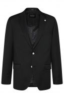 Black digel jacket drop four wool reda super 110's