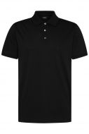 Short-sleeved digel polo shirt in cotton jersey 