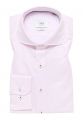 Camicia eterna slim fit rosa chiaro in cotone twill ritorto