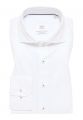 Eterna white cotton twill twisted shirt with modern fit
