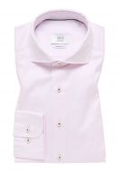Eterna pink twisted cotton twill shirt with a modern fit