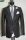 Black dress half tight Luciano Soprani slim fit with waistcoat and tie