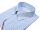 Light blue pancaldi shirt with regular stripes in stretch cotton 