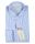 Light blue slim-fit pancaldi shirt with striped stretch cotton