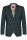 Abito elegante verde scuro digel slim fit con gilet