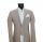 Beige digel pinstripe suit in marzotto wool extra slim fit