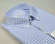 Camicia ingram button down cotone stampato regular fit