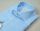 Ingram men's shirt aqua green slim fit in pure linen french neck