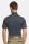 Grey meyer polo shirt with technical performance fabric