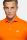 Orange meyer polo shirt in technical performance fabric