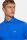 Electric blue meyer polo shirt with technical performance fabric