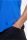 Electric blue meyer polo shirt with technical performance fabric