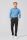 Black meyer cotton organic stretch modern fit trousers