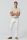 Pantalone bianco meyer in cotone stretch drop quattro comfort fit