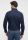Dark blue shirt eterna modern fit classic Italian collar