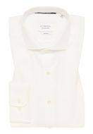 Light beige shirt eterna slim fit french collar cotton cover
