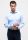 Light blue eterna shirt slim fit french collar cotton cover
