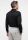 Black shirt eterna slim fit french collar cotton cover