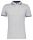 White polo shirt in modern fit ragman performance fabric