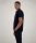 Dark blue polo shirt in modern fit ragman performance fabric