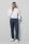 Regular fit trousers navy blue organic cotton stretch m5 by meyer