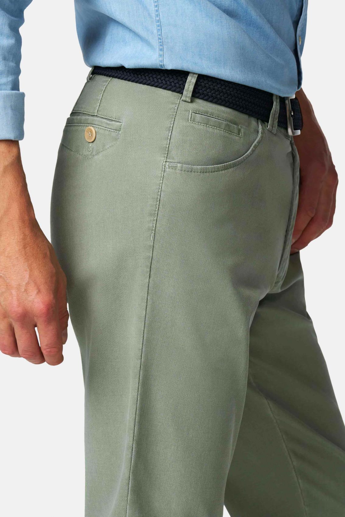 Sage Meyer Organic Stretch Cotton Trousers - Men's Clothing Sage Meyer Organic Stretch Cotton Trousers - Men's Clothing