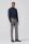 Pantalone grigio chiaro meyer travel twill modern fit