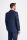 Elegant blue cavani dress with stretch wool vest