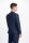 Double-breasted suit in cavani blue stretch wool