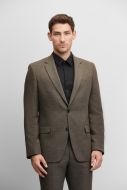 Brown stretch suit digel modern fit