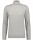 Light grey ragman turtleneck sweater in modern fit cotton and cashmere 