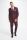 Burgundy checked cavani tweed dress with waistcoat