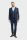 Blue  checked cavani tweed dress with waistcoat