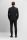 Black digel dress slim fit super stretch wool 120's