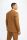 Cavani tobacco super 130's stretch wool dress with vest