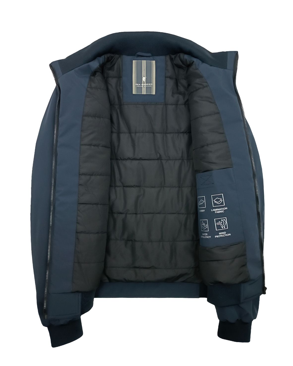 Sea Barrier Blue Short Jacket Sale 30 Fall Winter Collection