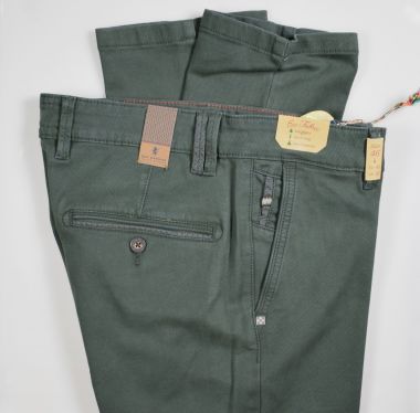 SEA BARRIER Pantalone Cargo Uomo Isola Verde – Cotone 100%, Vita Regolabile Con Elastico, Tasche Laterali, Comodo Per Primavera/Estate