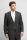 Dark green digel stretch wool reda flexo drop six modern fit dress