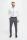 Double-breasted anthracite grey suit cavani stretch wool