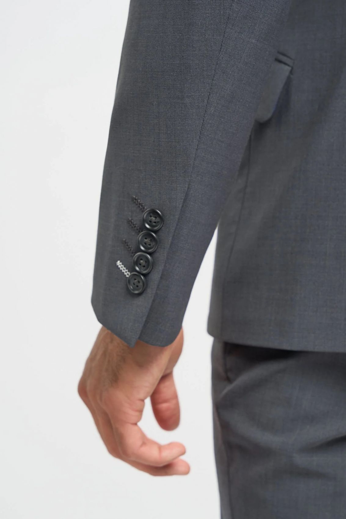 Men's double-breasted suit Cavani anthracite Grey - Men's