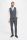 Elegant anthracite grey cavani suit with stretch wool vest