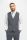 Elegant anthracite grey cavani suit with stretch wool vest