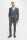 Elegant anthracite grey cavani suit with stretch wool vest