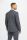 Elegant anthracite grey cavani suit with stretch wool vest