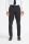 Elegant black pinstripe cavani dress with waistcoat