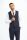 Abito elegante blu cavani con gilet modern fit