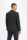 Elegant black cavani stretch dress with modern fit vest