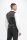 Elegant black cavani stretch dress with modern fit vest